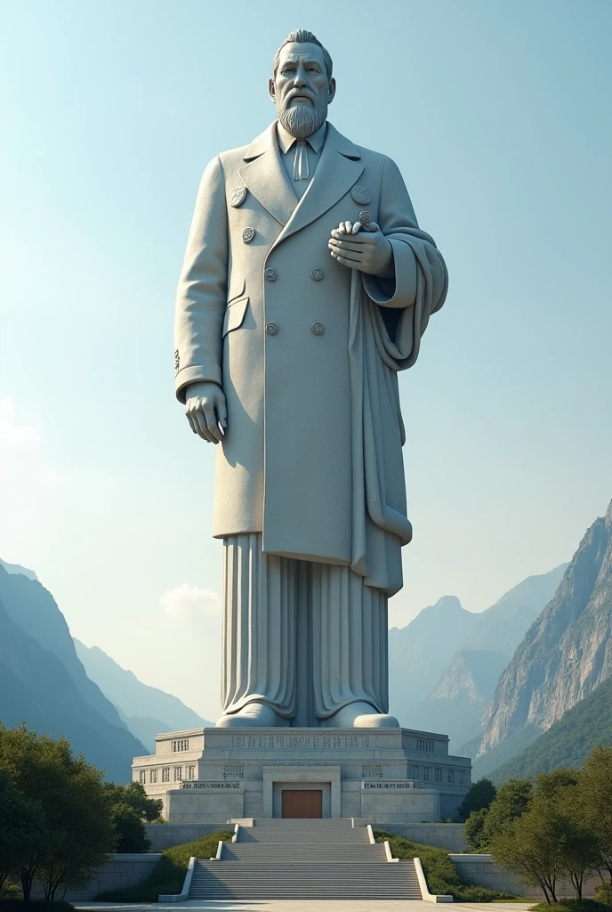 A contrast between a person who stands proudly on a pedestal of arrogance