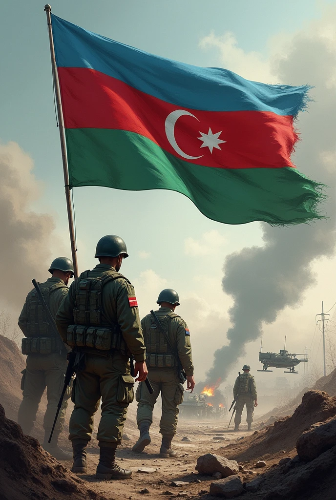bana bu 🇦🇿 bayrak dan yapa bilir msin savaş ortasında olsun