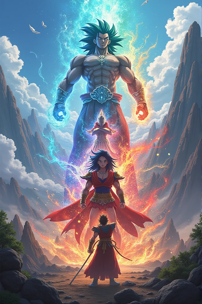 Genshin impact with dragon ball