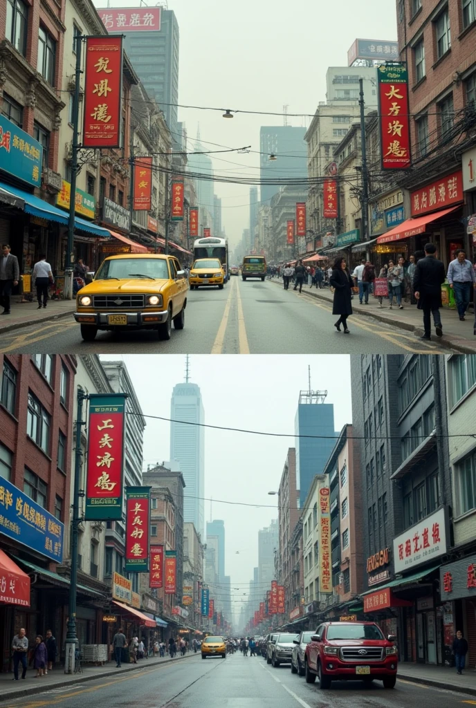 Comparative Photography of Chinese Cities over the Past 75 Years