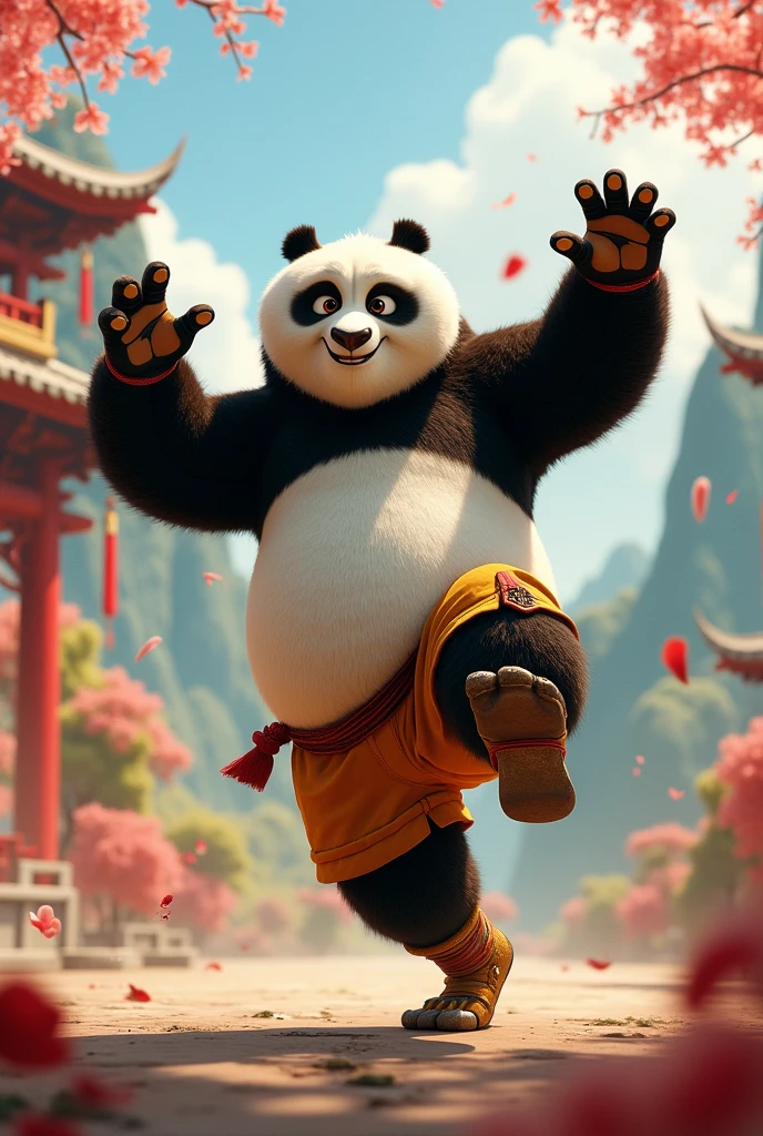 Kung fu panda kangoo