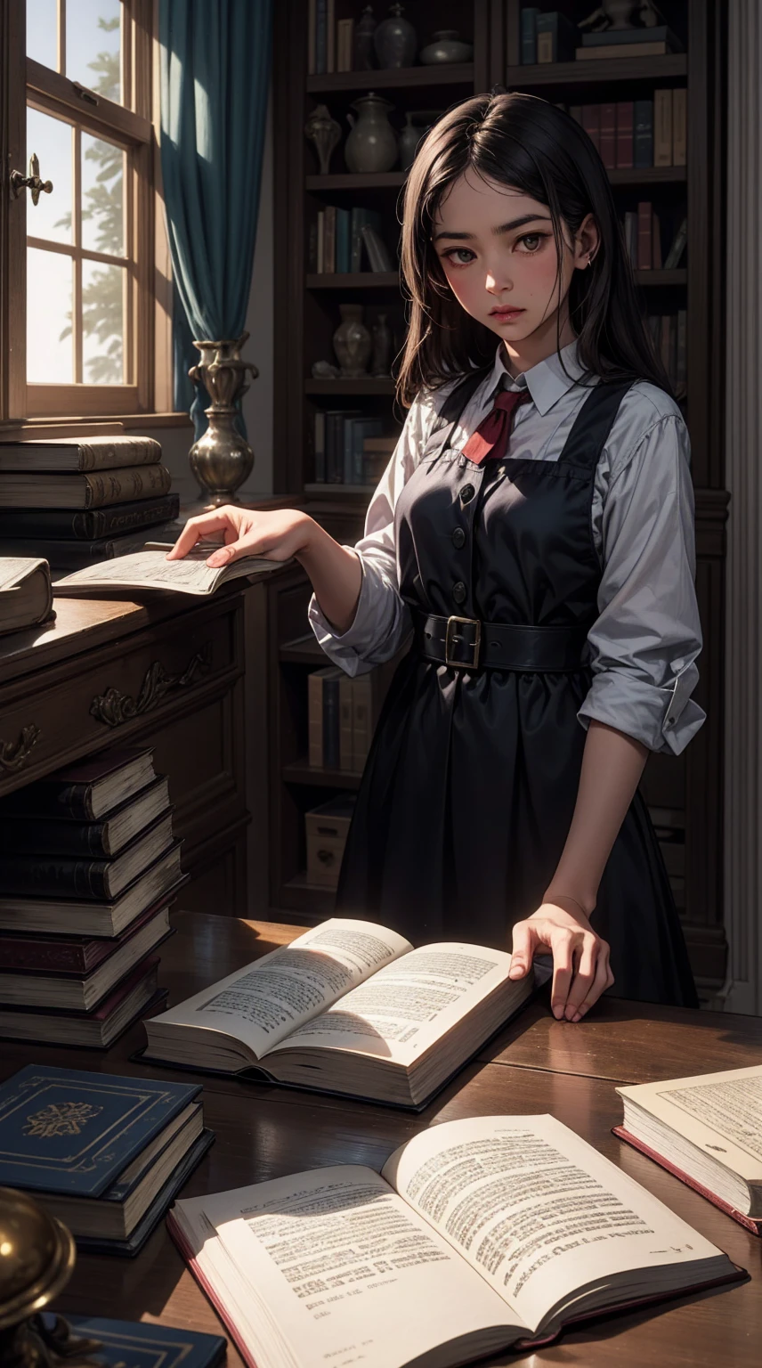 Nava finds an old book that records the deaths of people in the village and the appearance of a ghost that haunts the place.