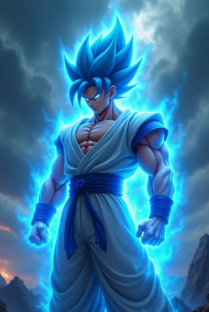 Supersayian blue goku
