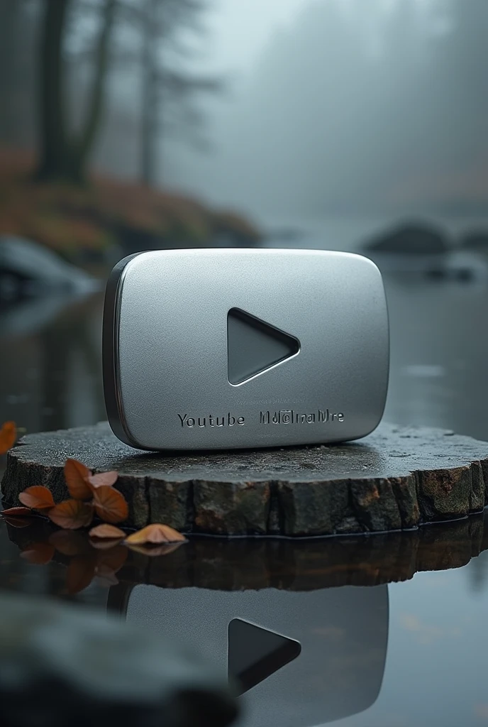 Youtube silver playbutton wrote on maahir mire