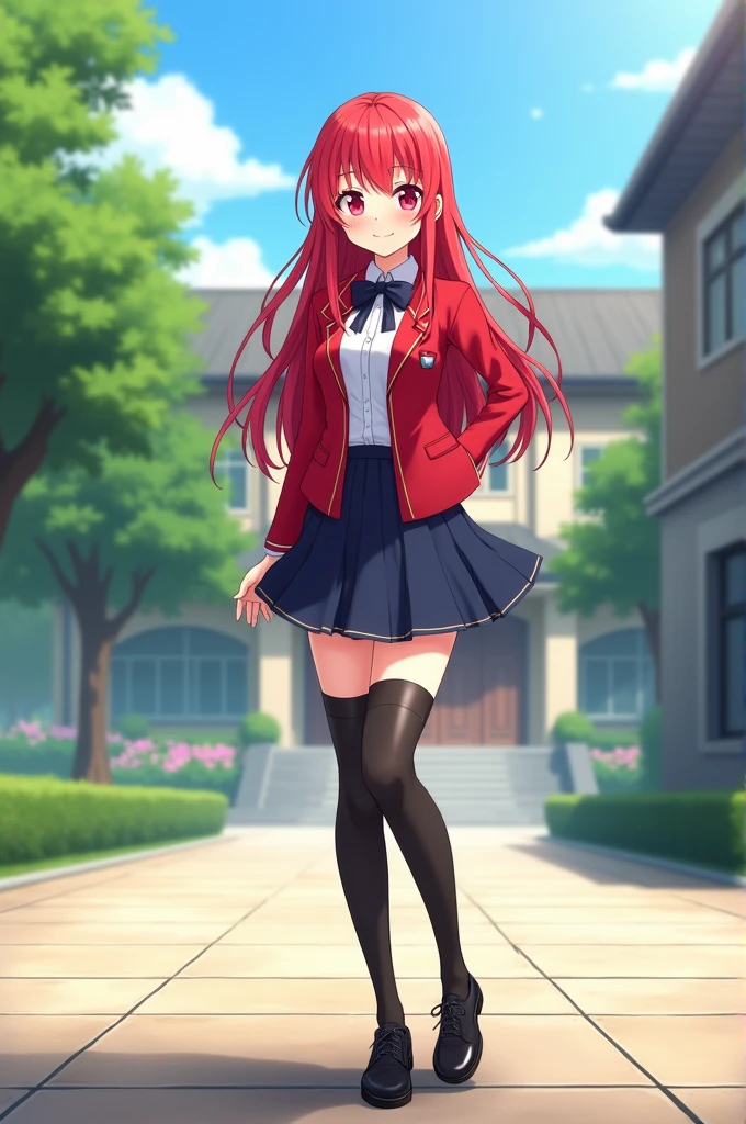 Rubin outfit school dress anime