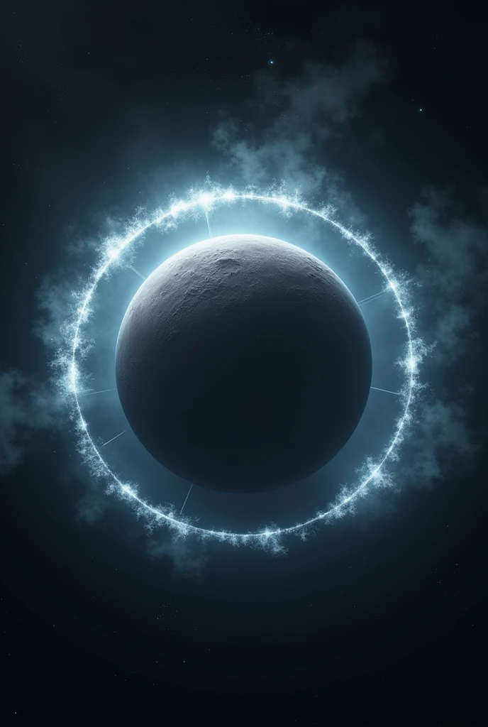 Surround the planet Nibiru with a white border
