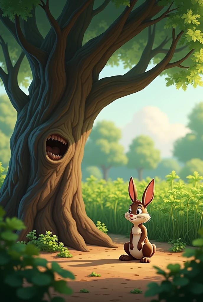 Bunty, now determined, sits under a tree, thinking of a clever plan to teach Chiki a lesson for betraying his trust."
7. "The next day, Bunty invites Chiki back to the carrot field, with Chiki eagerly following, excited about getting more free food."