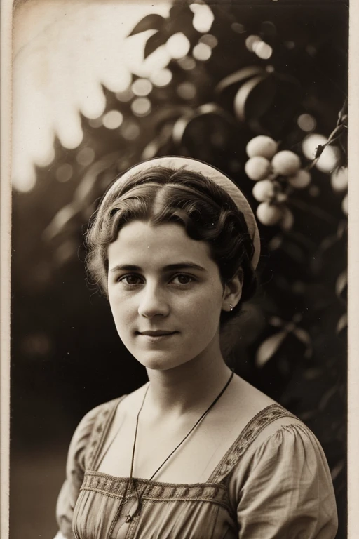 France、1900s、female、More than one person、looking at the camera、cute、Sepia、whole body、2 people、Background blur, dress、Roman holidays、
