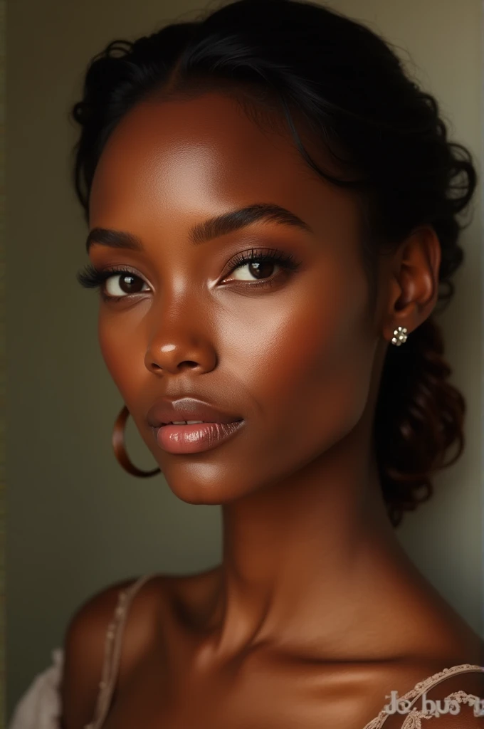 beautiful brown skin girl