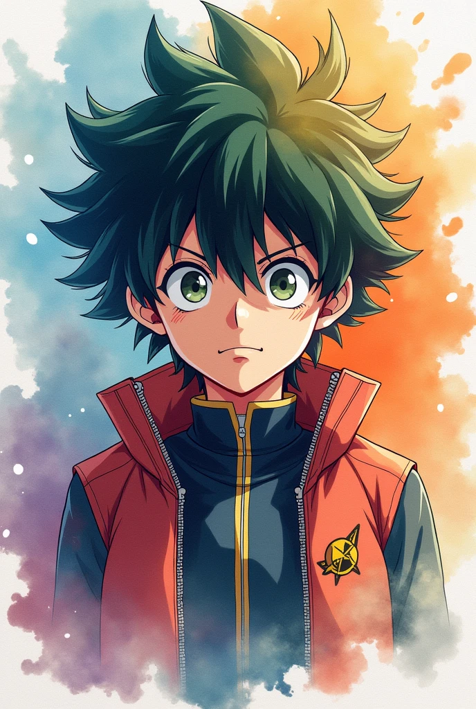 art midoriya watercolor