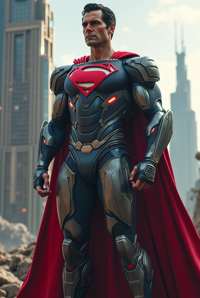Super man mix ironeman suit
