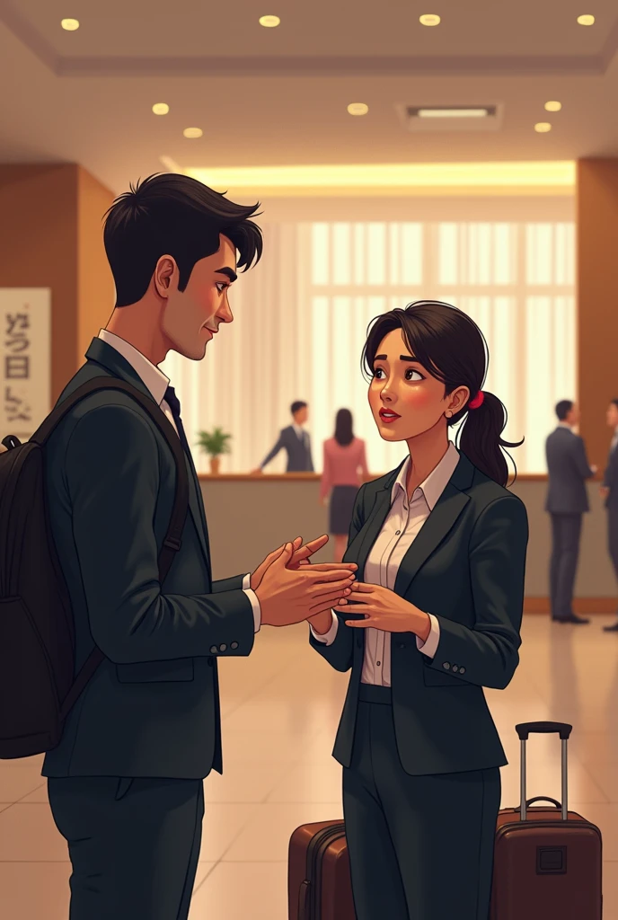 Language barrier between a hotel staff and a guest