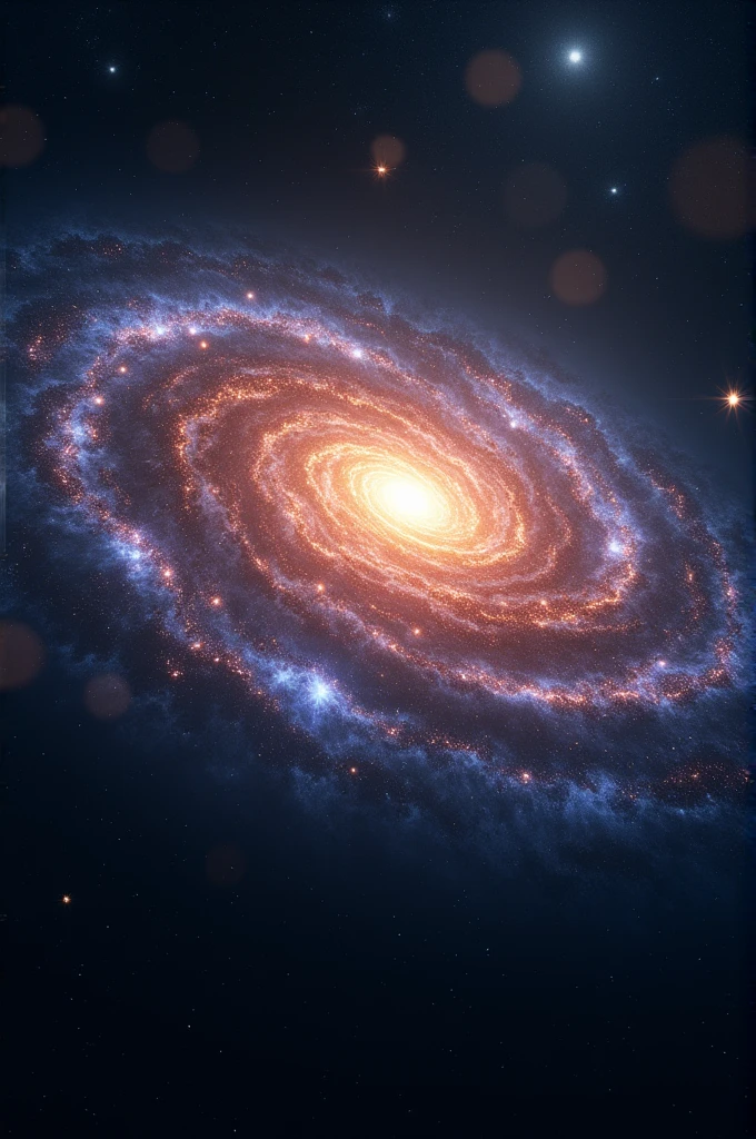 Visual of a galaxy