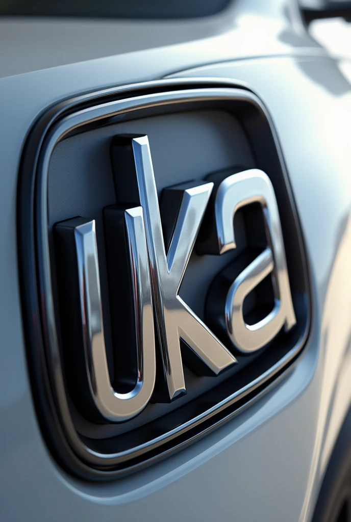 Consider enclosing the “UKA” logo in a rectangular or trapezoid shape, similar to how AMG is sometimes presented. This shape could be the perfect outline for a badge on the car’s trunk or side panels.
• Versatile Size Options: Design the logo in a way that it can be resized without losing clarity, so it can be used in various sizes on different parts of the car.
