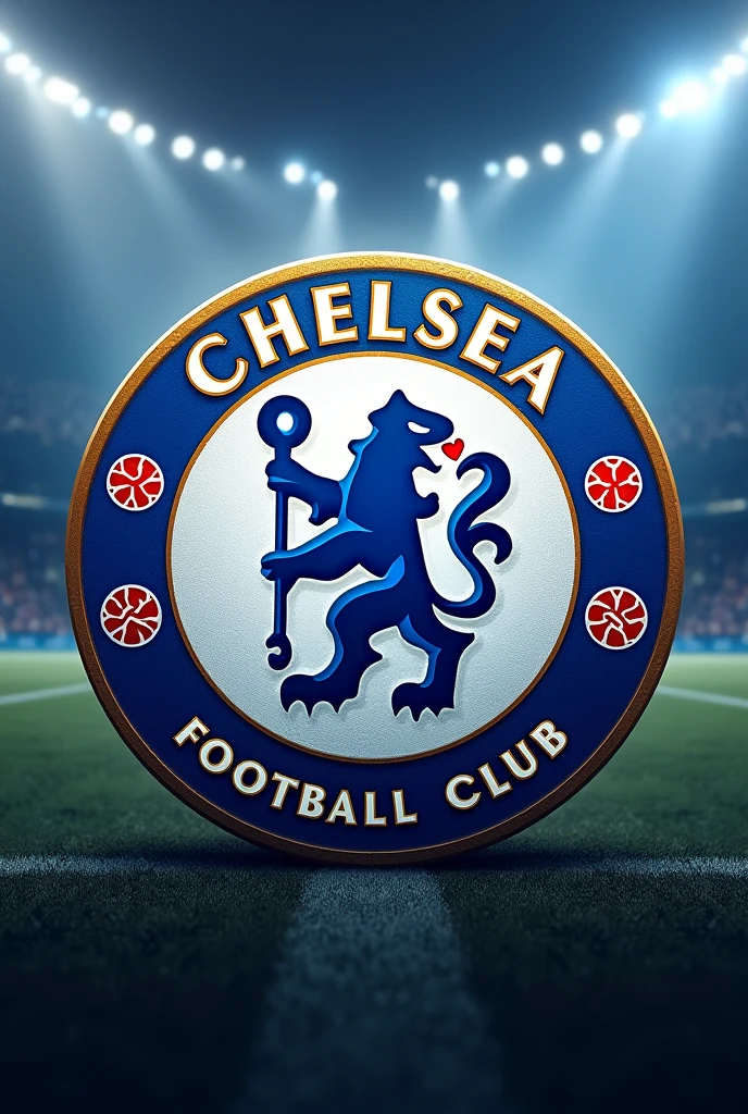 Crie uma art em 4k com a logo do Chelsea