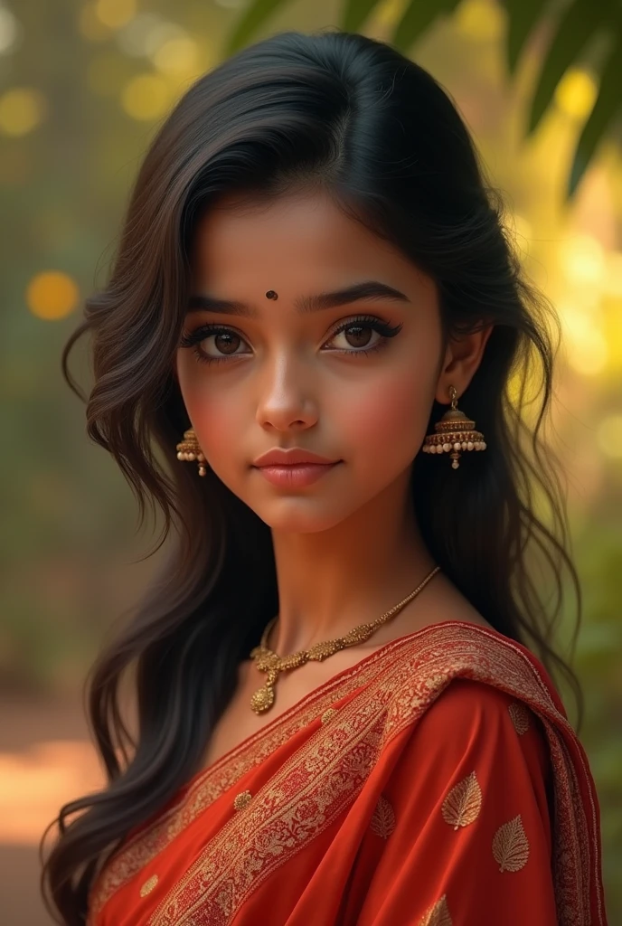 Tamil girl in saree