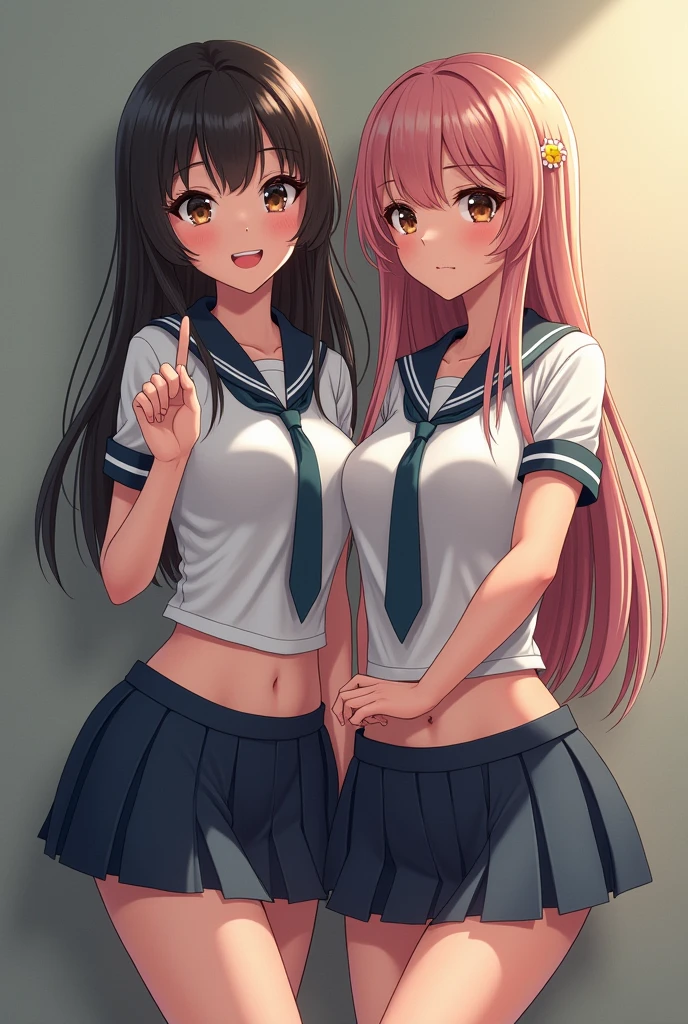 masterpiece,High resolution, high quality、Detailed Description、(Cute Face Paint)、(((school bag))))、(((Primary school students、Kindergarteners)))、（（複数のProstitute、Prostitution by multiple girls))、Completely naked、Double Peace, sexual excitement expression, blush,  Open your mouth, (sexual excitement:1.2), ((Prostitute、Bitch、sex slave))、Looking into the camera、Boast about her、Showing off pussy、Showing anus、((Huge breasts、very thick legs、Very big ass))、(Vulgar pose、Black Hair、Twin tails)、Shiny skin、Slimy skin、((Brat,at last、Outdoor exposure))、(pubic hair、Armpit hair)、（Are standing）、barker、Lure、(Simulated Sex、Simulated fellatio、Blowjob Gestures、Grab your dick)、semen、Realistic、(blonde、Pink Hair、Long Hair、ponytail、Normal boobs、Small Boobs)、Sex Appeal