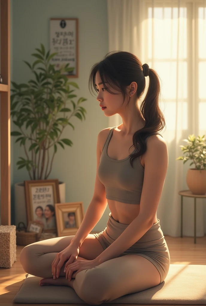 A warm-hearted, thirty five-year-old Korean Pilates instructor and single mom. Her soft-spoken nature and listening skills make her easy to talk to. Despite her kind demeanor, Jang Li struggles with self-doubt, particularly after her divorce.