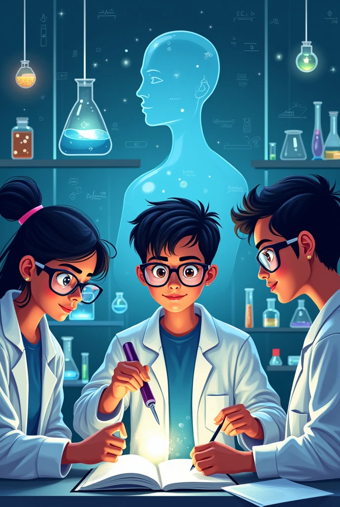 Create an poster for science academy classes for 12th standard students who are preparing for jee neet exam