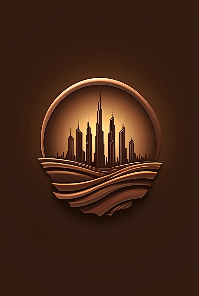 Make a dubai chocolate logo.
and make it professional