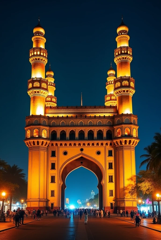 Nigt time charminar vlog Hyderabad thumbnail for youtube