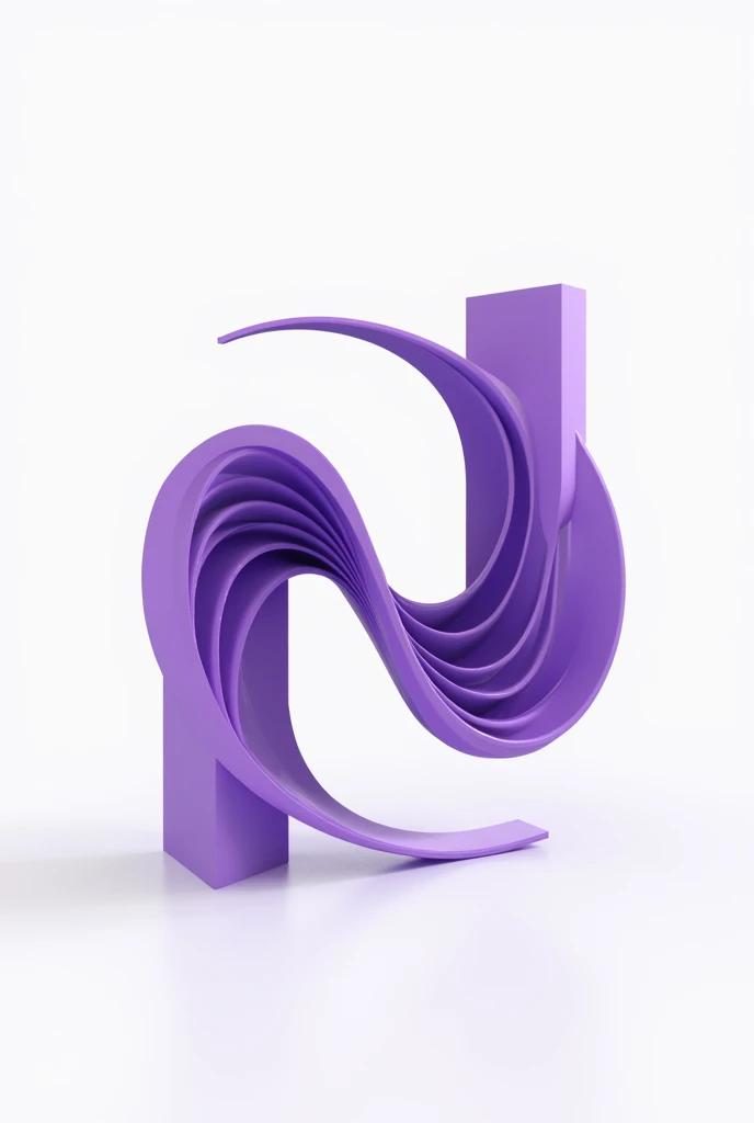 generate music logo name NaaMal, creative 3d logo, realistic 3d, logo purple ,background white