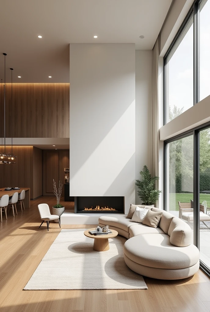 Simple modern house interior 