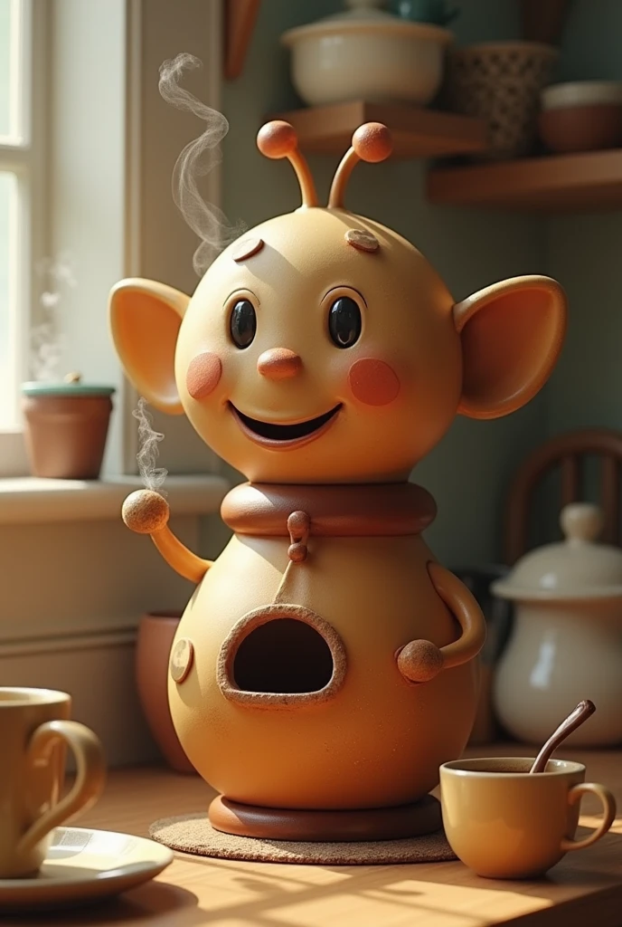a talking coffee maker