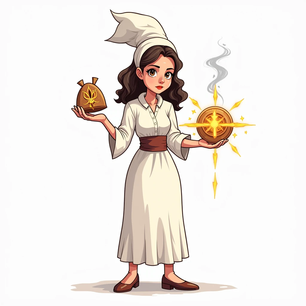 Replace what she's holding with