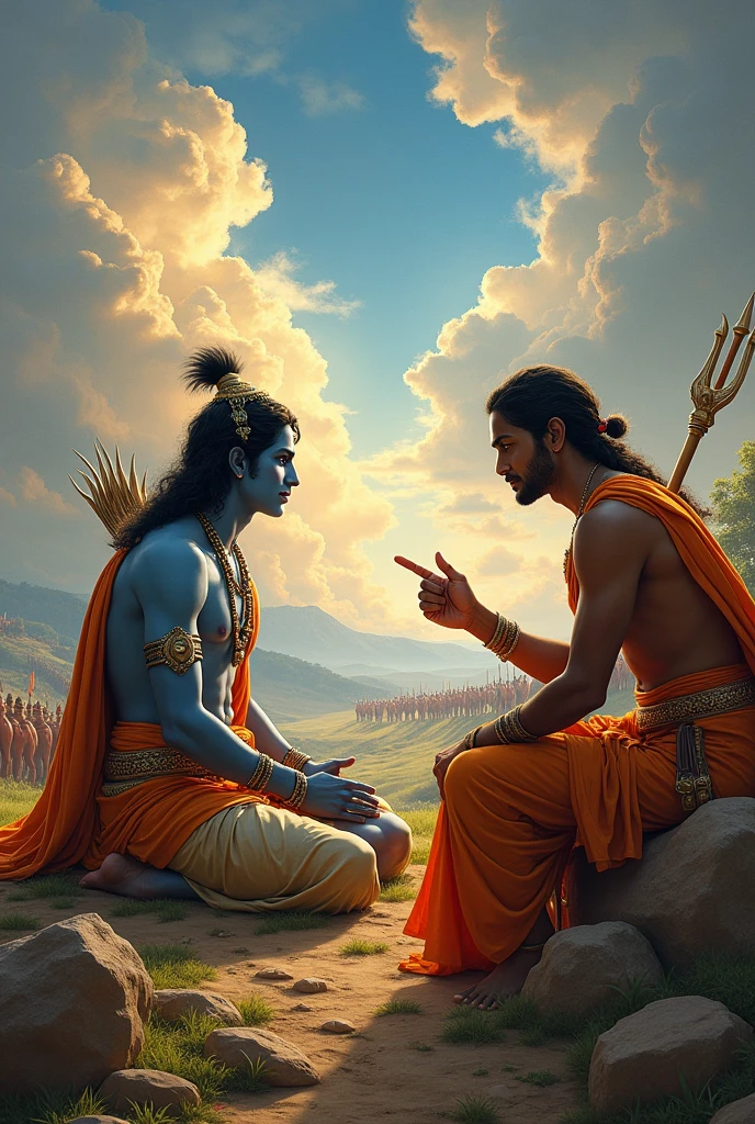 srikrishna argun with bagavath gita
