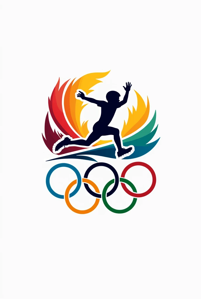 A logo for youth school olympics