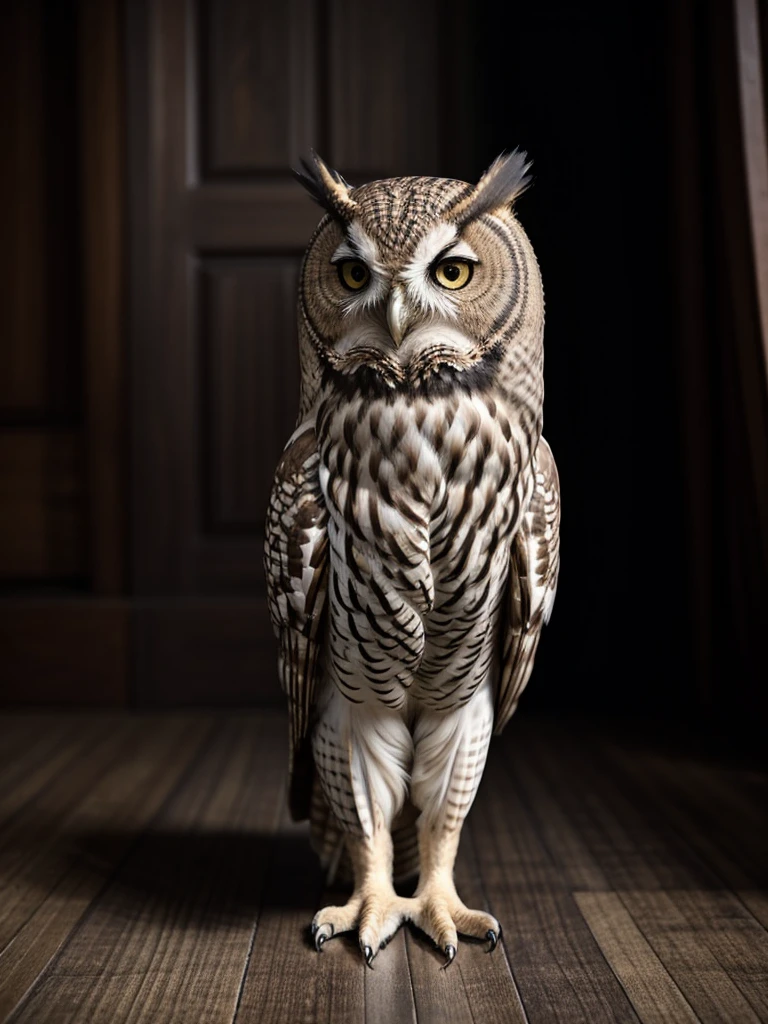 Landscape,owl,Personification,医者の格好のowl,Foreigners,French,Cat,old,Sepia,era,young,whole body,Life-size,Classic