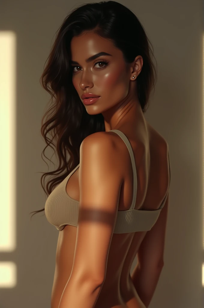 Influencesse tiktok sexy dénudée