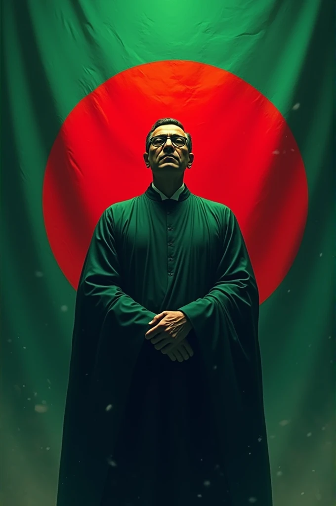 Justice Will Be served With bangladesh flag background