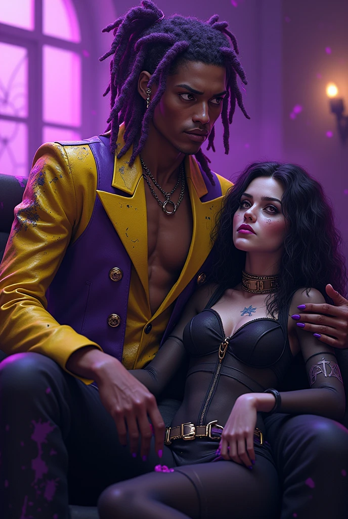 ((highest quality)), ((masterpiece)), ((Perfect Face))、((Yuuki Asuna))、(((The woman is a Japanese woman with brown hair and white skin.)))、((A woman gives herself to a black man between his legs))、((Black man and woman dressed in flashy clothes, black man hugging woman))、The woman is wearing a luxurious, shiny, gold-colored, see-through dress with a long slit.、((A woman holds her five-year-old daughter))、Black man in flashy clothes、(The woman looks at the black man with affection)、(Woman smiles happily and affectionately at black man)、(Family group photo)A large number of children gather、( hugs woman)、The woman is wearing earrings and a necklace decorated with gorgeous jewels.、jewelled waist chain、Black men and women wear gorgeous engagement rings、The woman is a black man's wife=Mafia boss's wife、((The woman is Asuka Yuki, a light-skinned Japanese woman with brown hair.))