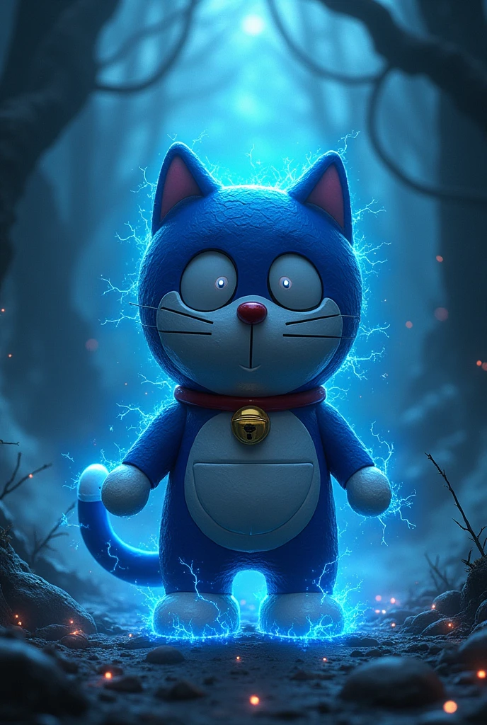 Doraemon with dark magic Power