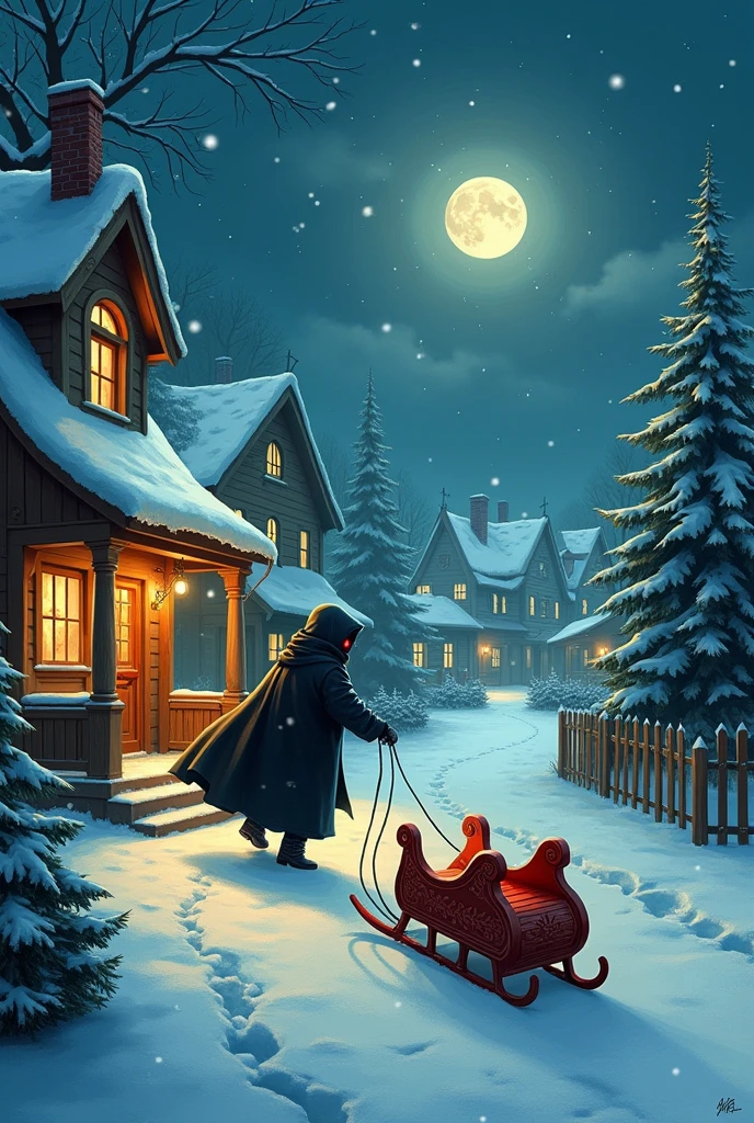 CHRISTMAS AND THE SLED THEFT