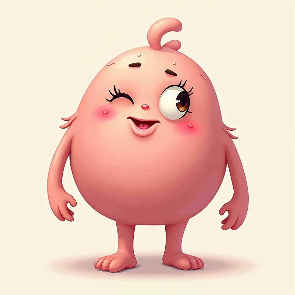 cartoon vagina, close-up