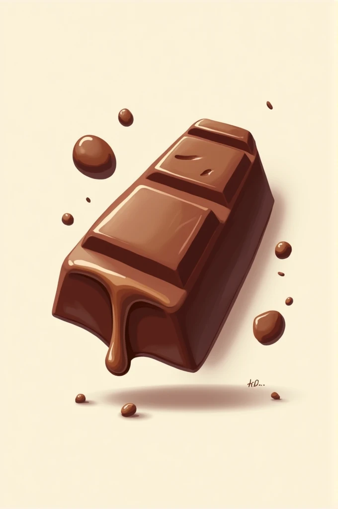 Create a logo with chocolate