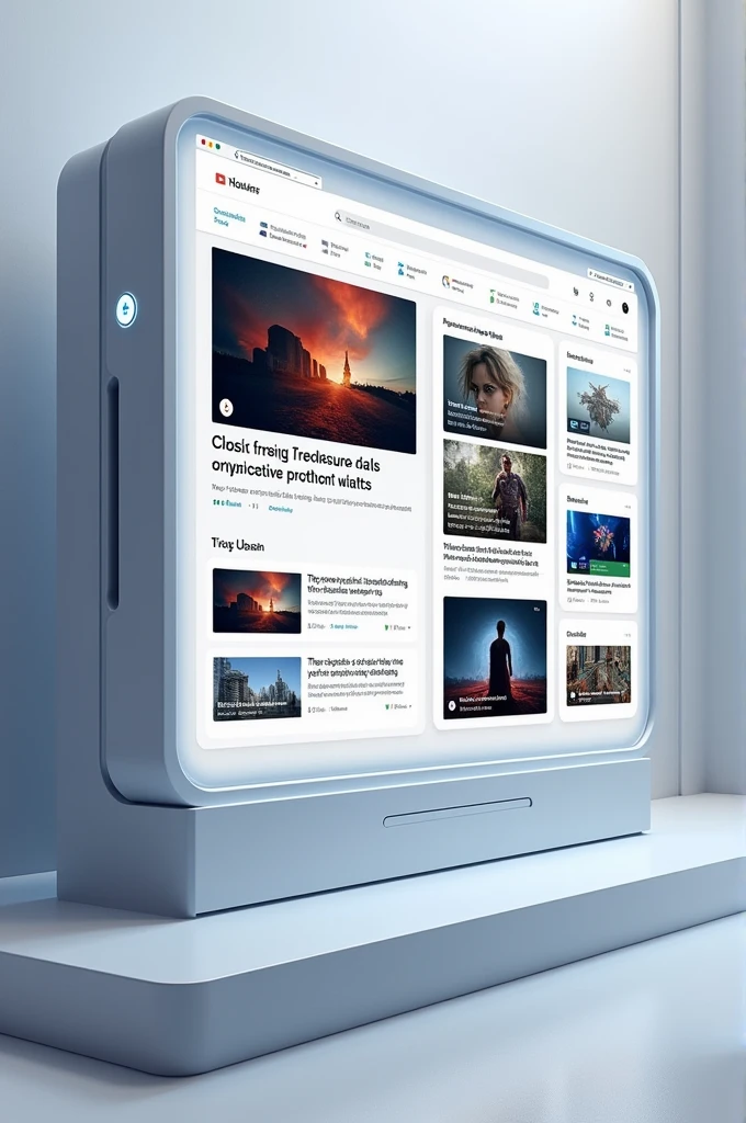 Opening Google Discover Portal With Simulated News?