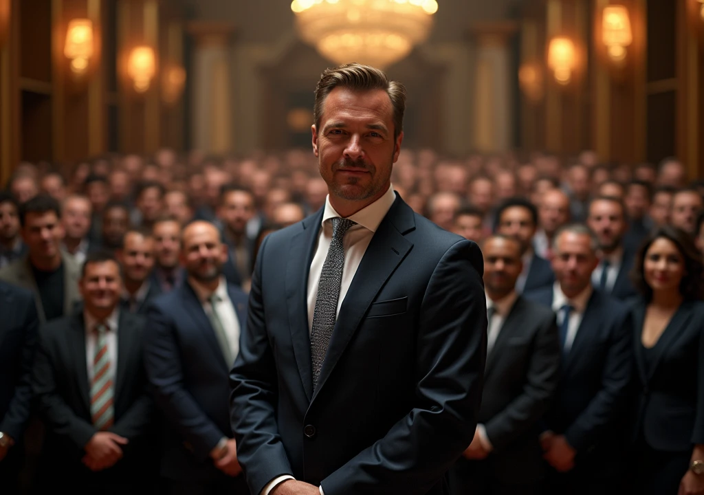 You have a very successful man and behind him many people admire him