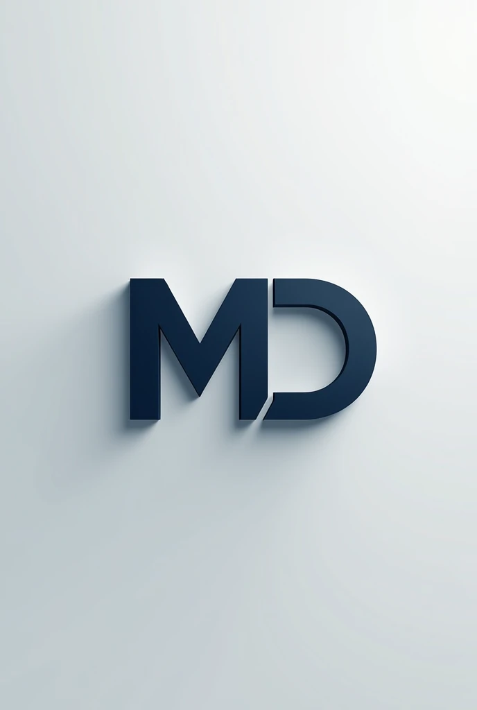 A logo with MD