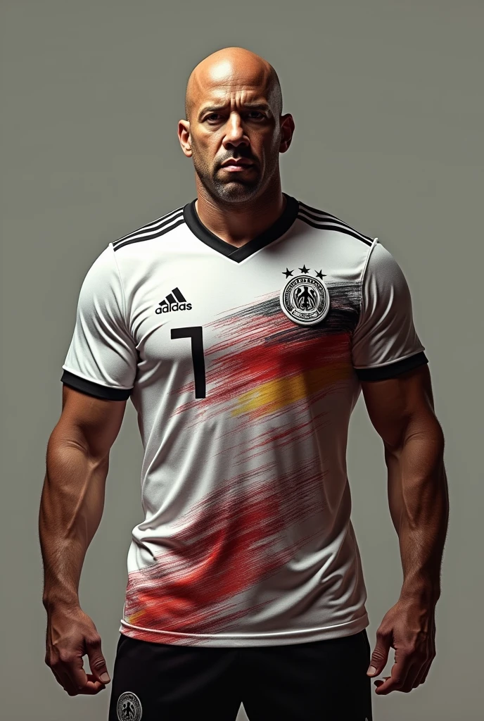 Vin Diesel with Germany's Euro 2024 football shirt