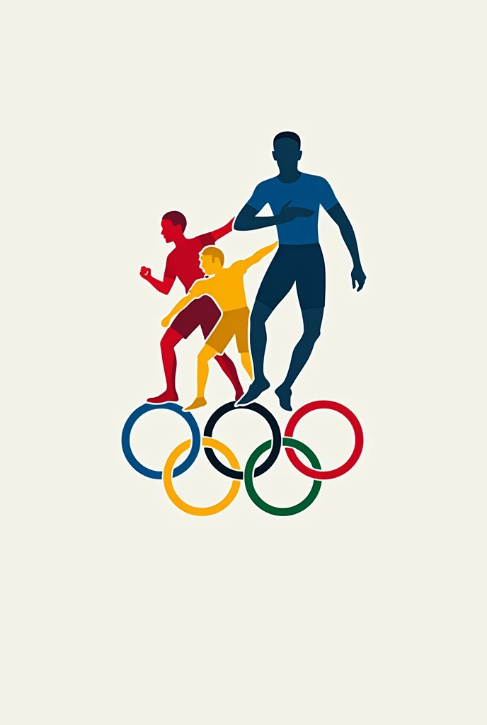 An abstract logo for school olympics