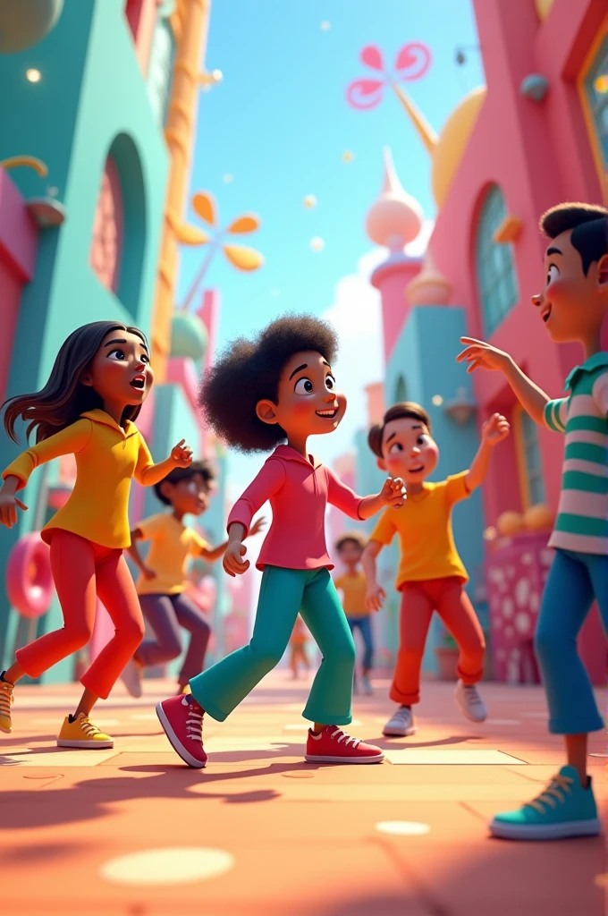 Cartoon dance video
