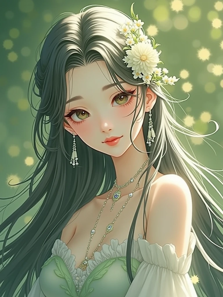 beautiful older sister in anime and realistic