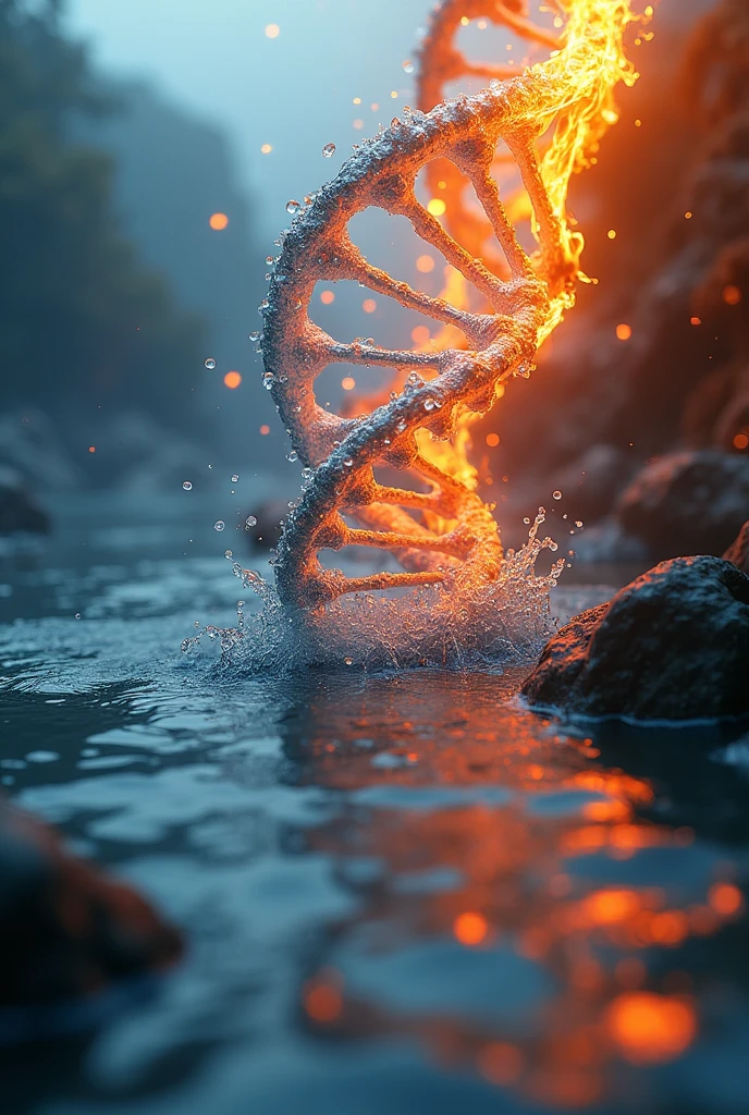 Water, fire and dna