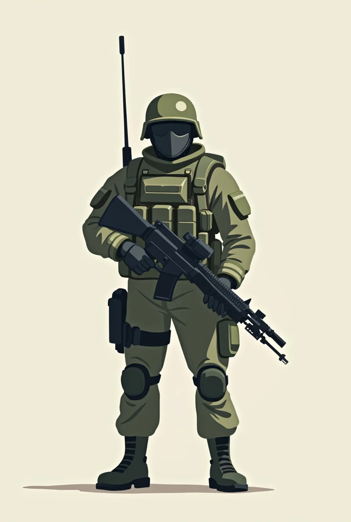 create me a 1d soldier for a game