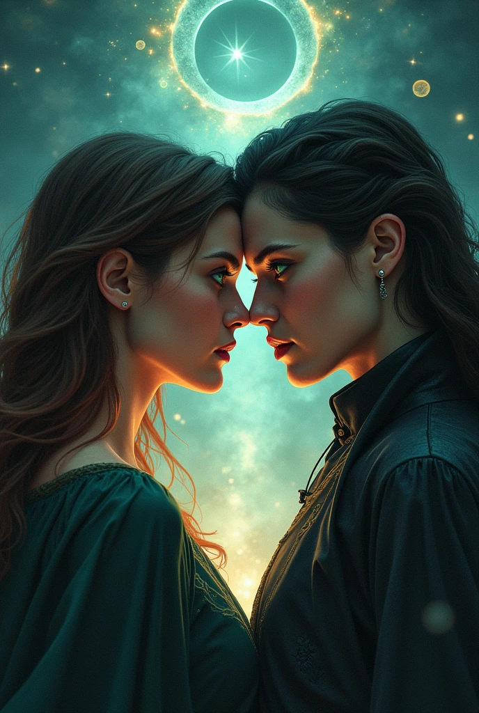 A fanfic cover with this idea of Kara Danvers being a part vampire, lena luthor vampira original, the two are destined to meet, to a greater prophecy