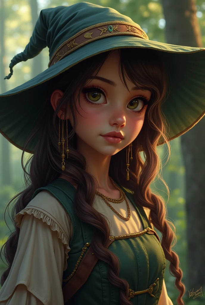 A girl resembling Sonya Ethelbert from Wizard's Harmony